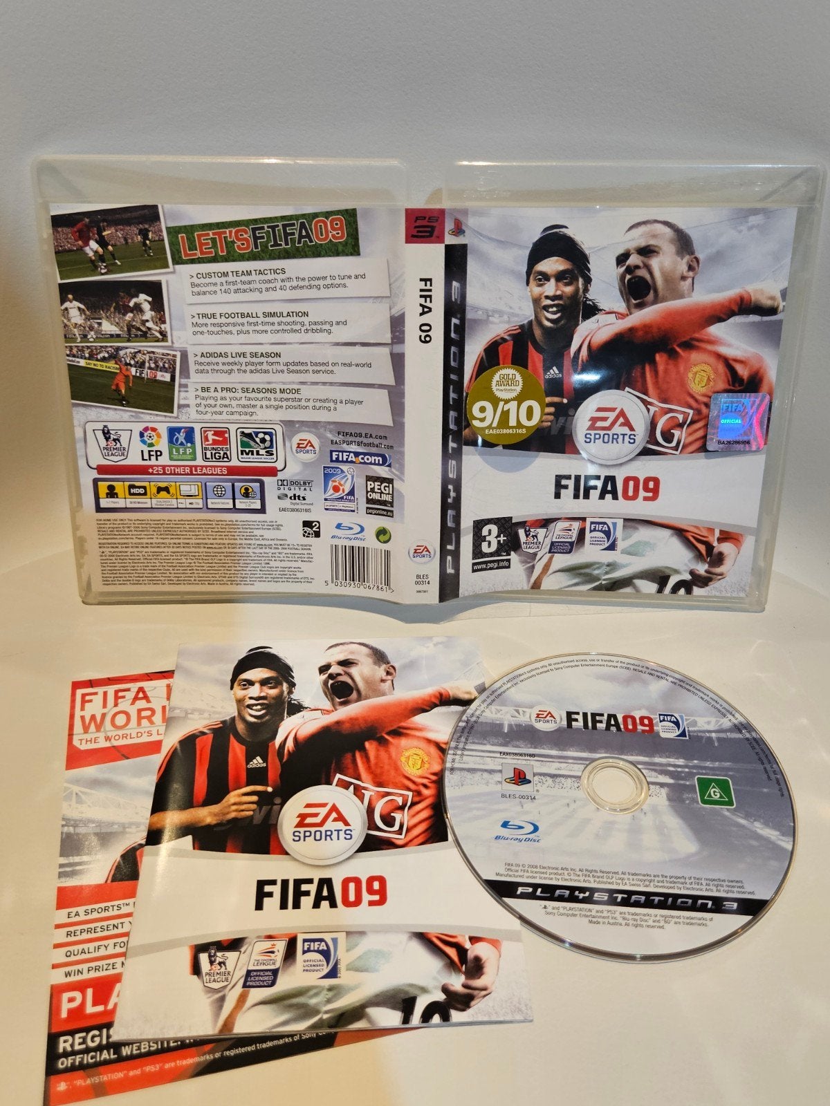 Fifa 09 PS3, Ophalen of Verzenden, Zo goed als nieuw, Sport, 3 spelers of meer