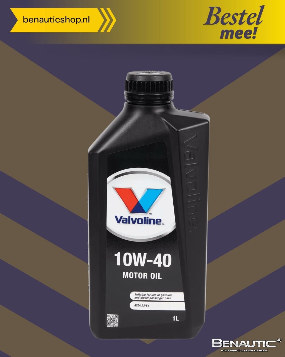 Direct leverbaar! Accessoire Valvoline 10W40, flacon 1L (ook, -, -, Nieuw, Ophalen of Verzenden
