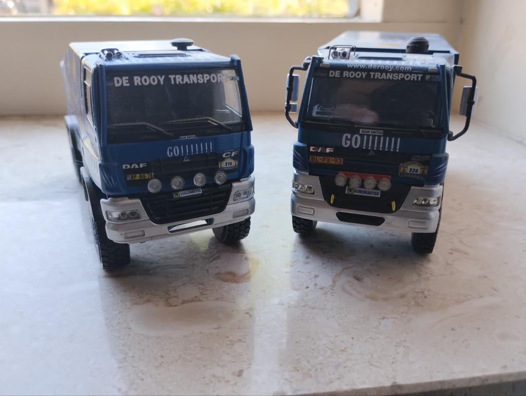 Te koop set Dakar Daf.s team de Rooy., Ophalen of Verzenden, Zo goed als nieuw, Bus of Vrachtwagen
