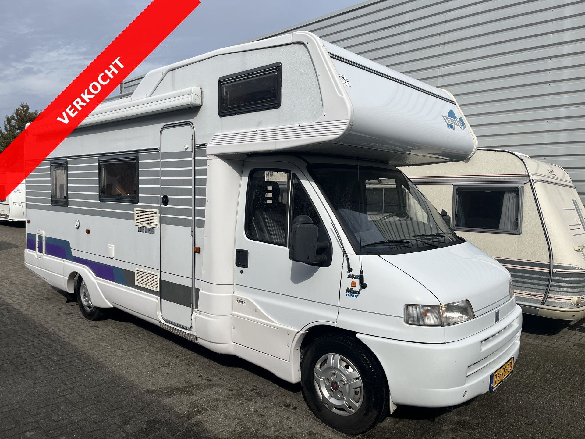 Fendt camper VERKOCHT (bj 1996), Caravans en Kamperen, Overige merken, Reservewiel, Dakluik, Tot en met 6