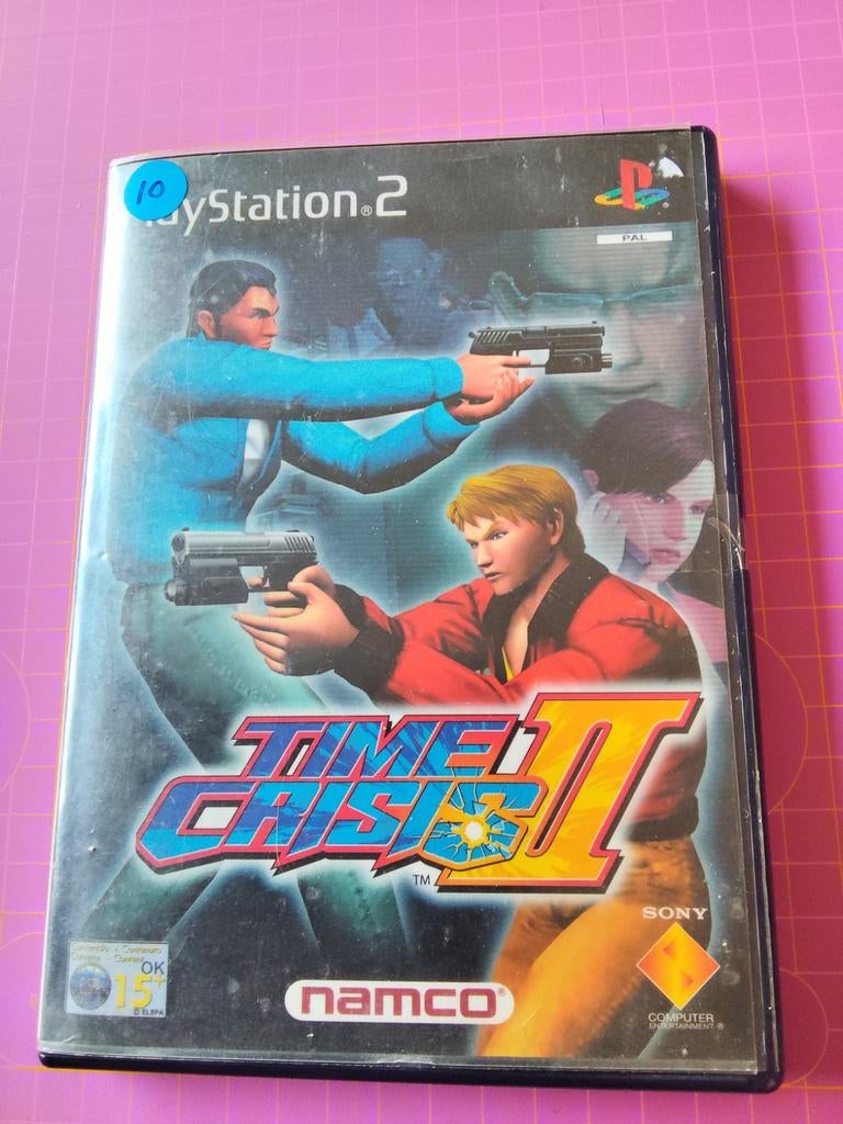 Time Crisis II - PlayStation 2 (PS2), Spelcomputers en Games, Gebruikt, Shooter, 2 spelers, Eén computer