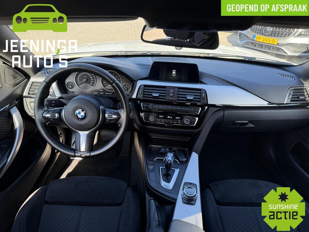 BMW 4-serie Gran Coupé 418i Executive|Msportpakket|NAP, Auto's, BMW, Automaat, Gebruikt, Automatische klimaatregeling, Leder en Stof