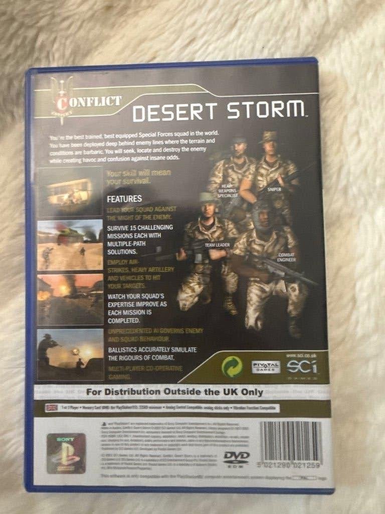 PS2 - Desert Storm, Verzenden, Gebruikt, Overige kleuren, Met 1 controller