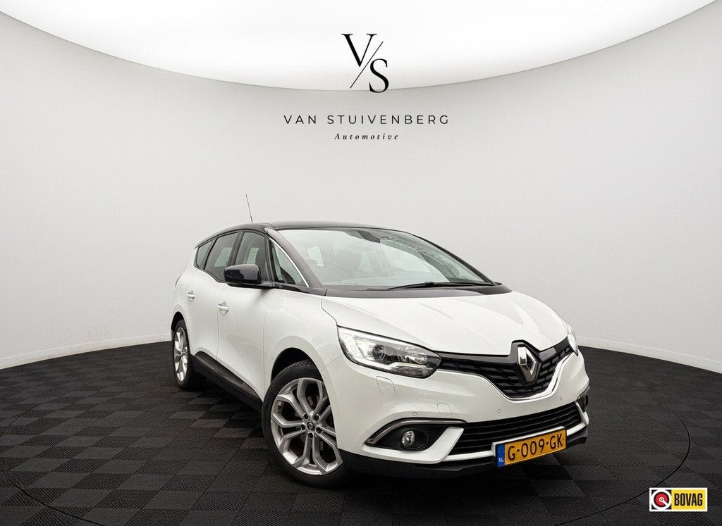 Renault Grand Scénic 1.3 TCe Bose 7p AUTOMAAT STOELVW NAVI, Euro 6, 4 cilinders, Wit, Bedrijf