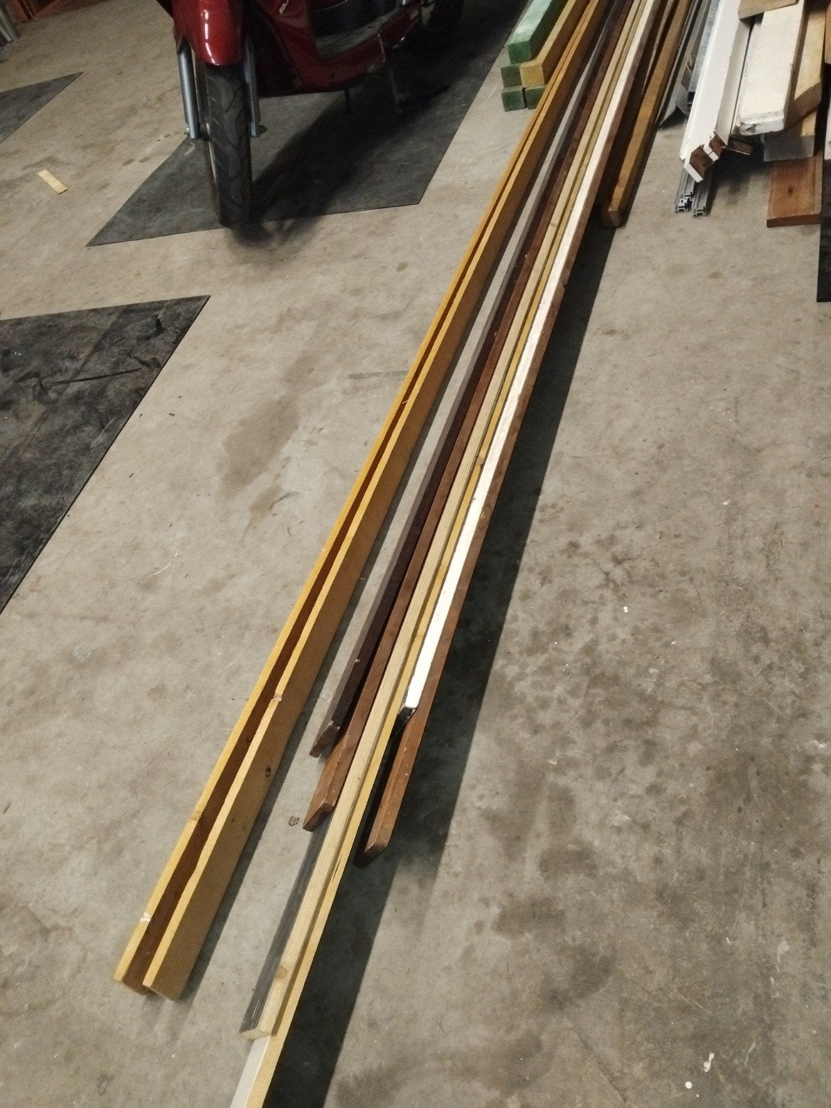 4 lange planken, Doe-het-zelf en Verbouw, Hout en Planken, Ophalen, Minder dan 25 mm, Plank, 300 cm of meer