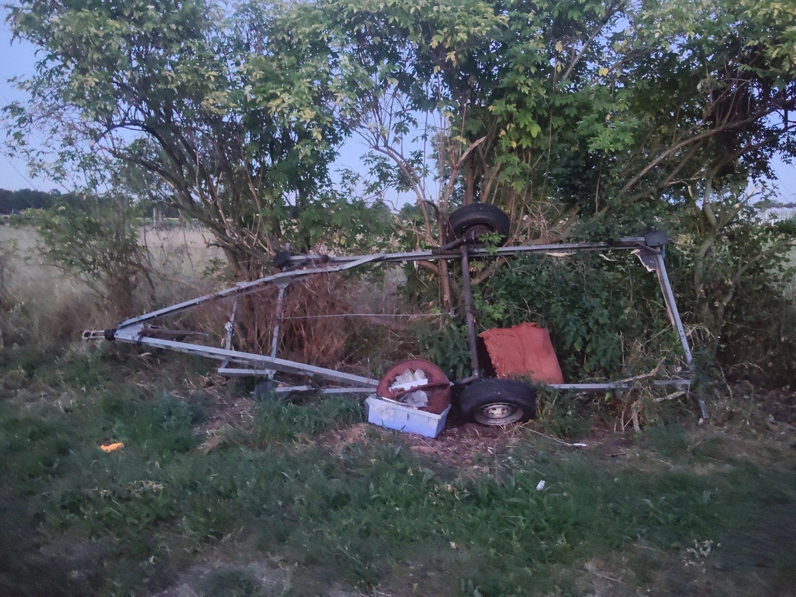 Caravan onderstel, Ophalen, Gebruikt