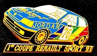 1ce Coupe Renault Sport 91 pin, Verzenden, Nieuw, Transport, Speldje of Pin