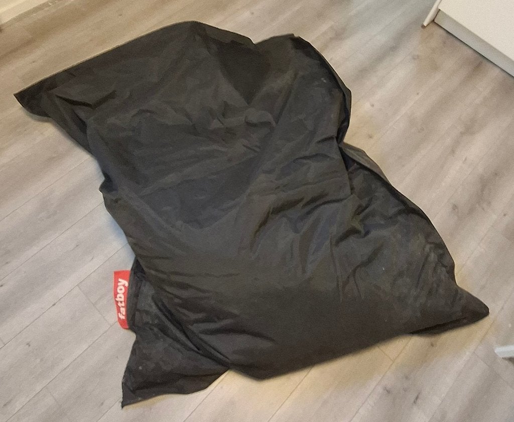 Fatboy zitzak zwart, Ophalen, Gebruikt, Zwart, Zitzak