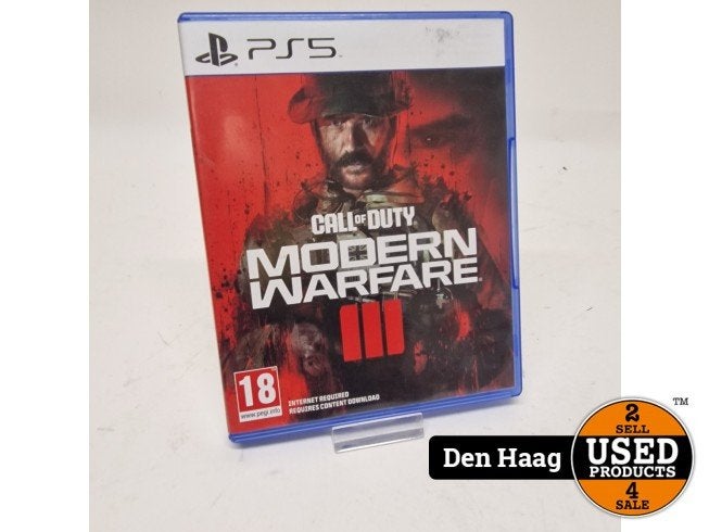 Sony Playstation 5 | |Call of Duty: Modern Warfare III, Sony, Zo goed als nieuw, Support@sony.com, 1-7-1 Konan, Minato-ku
Tokyo 108-0075
Japan