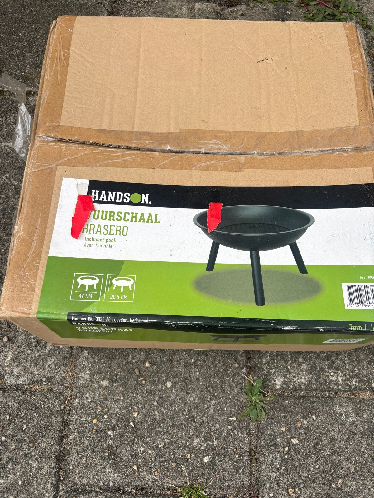 HandsOn Vuurschaal Brasero - Nieuw in doos, Tuin en Terras, Ophalen, Nieuw