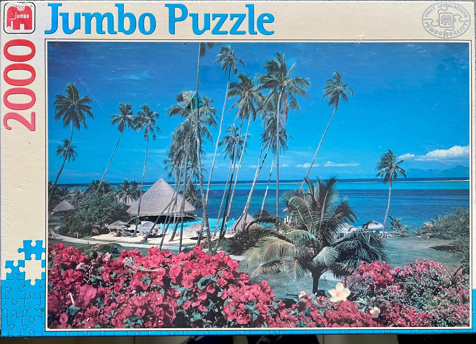 Vintage Jumbo Puzzel “Tahiti” 2000 stukjes NIEUW, Ophalen of Verzenden, Meer dan 1500 stukjes, Nieuw, Legpuzzel