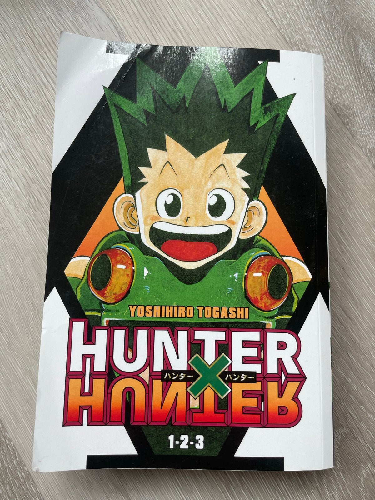 Hunter x Hunter Manga 1-2-3 in één deel, Boeken, Eén stripboek, Ophalen of Verzenden, Zo goed als nieuw