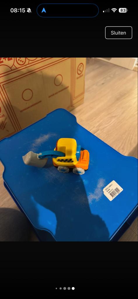 VTech Toet Toet Auto's Voertje: Graafmachine, IJscowagen, Ophalen of Verzenden, Gebruikt