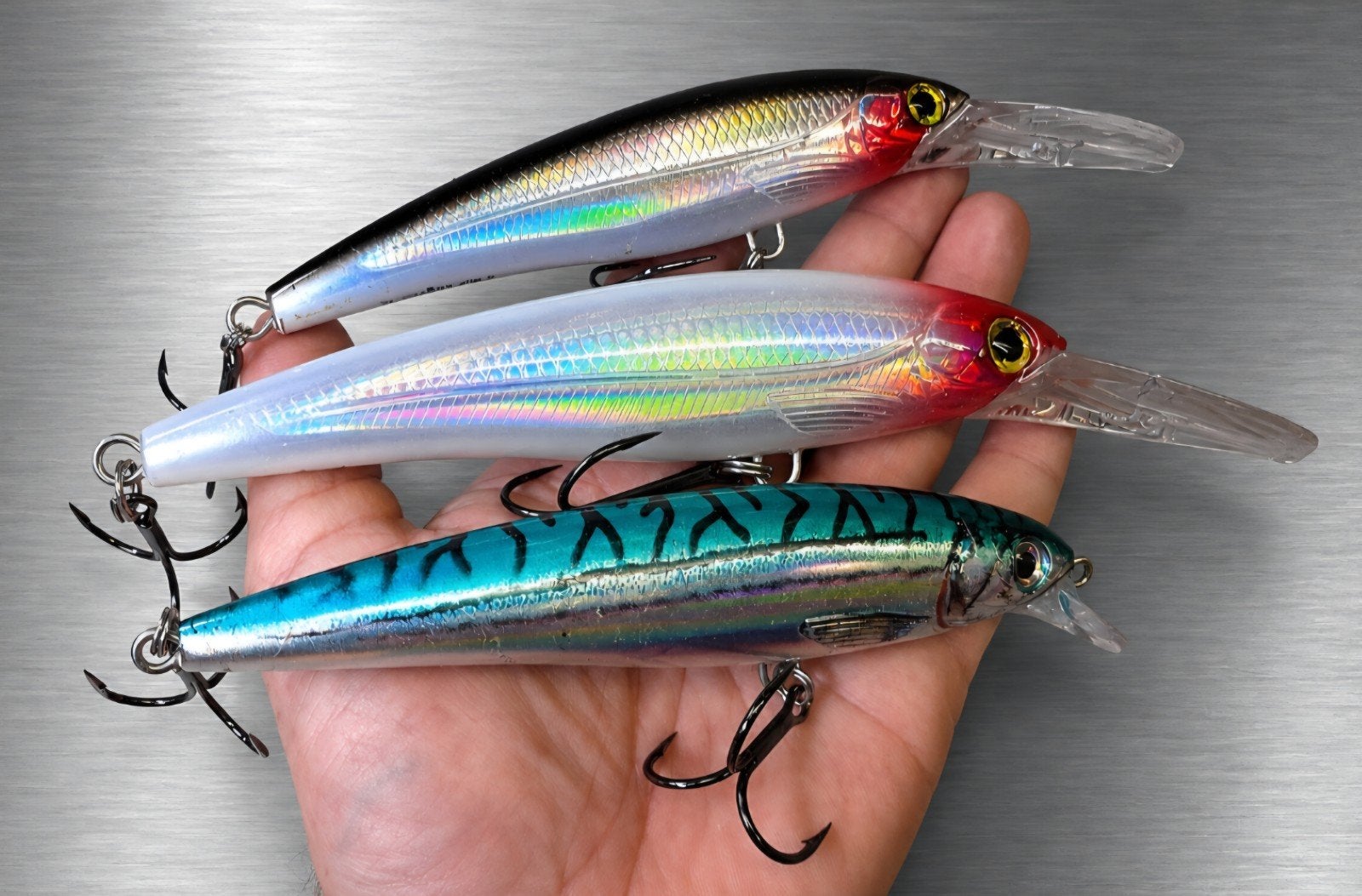3 grote RAPALA pluggen Magnum 30 / magnum 20 / X-RAP, Ophalen of Verzenden, Gebruikt, Overige typen