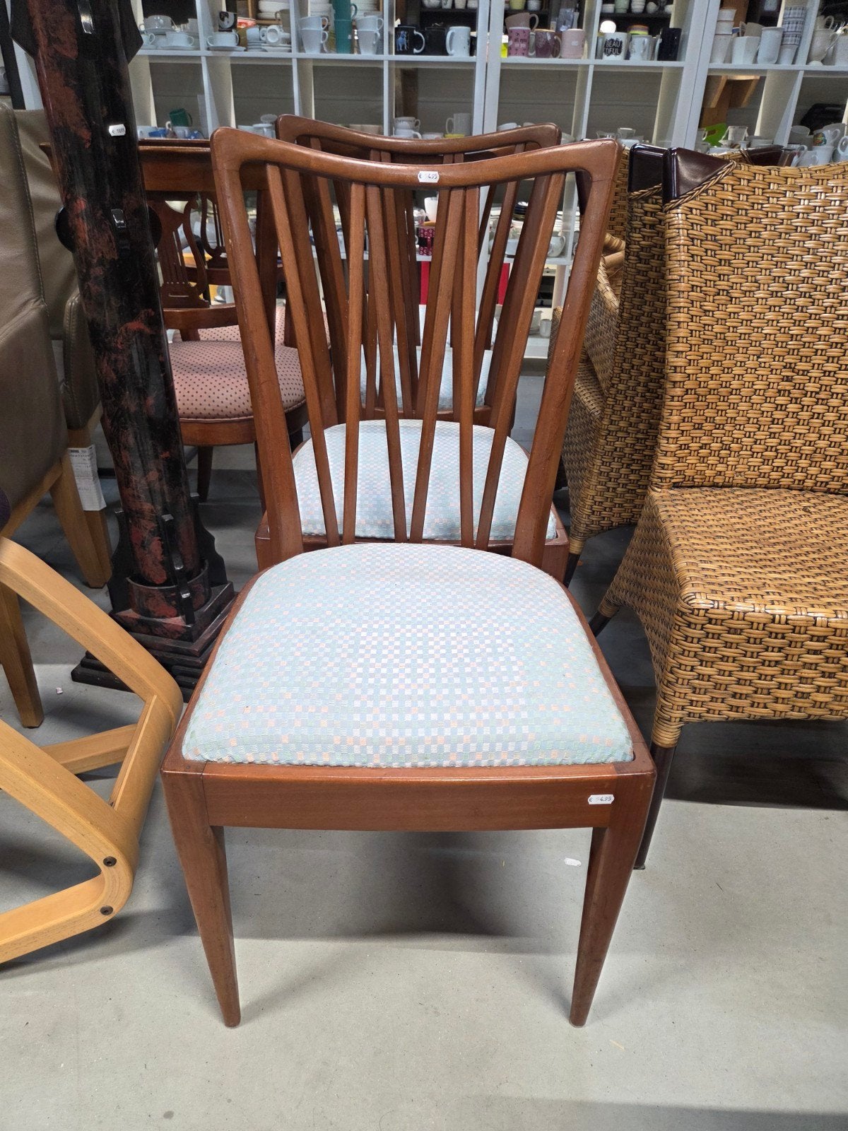 Set van 4 eettafelstoelen, A.A. Patijn voor Zijlstra Joure, Ophalen