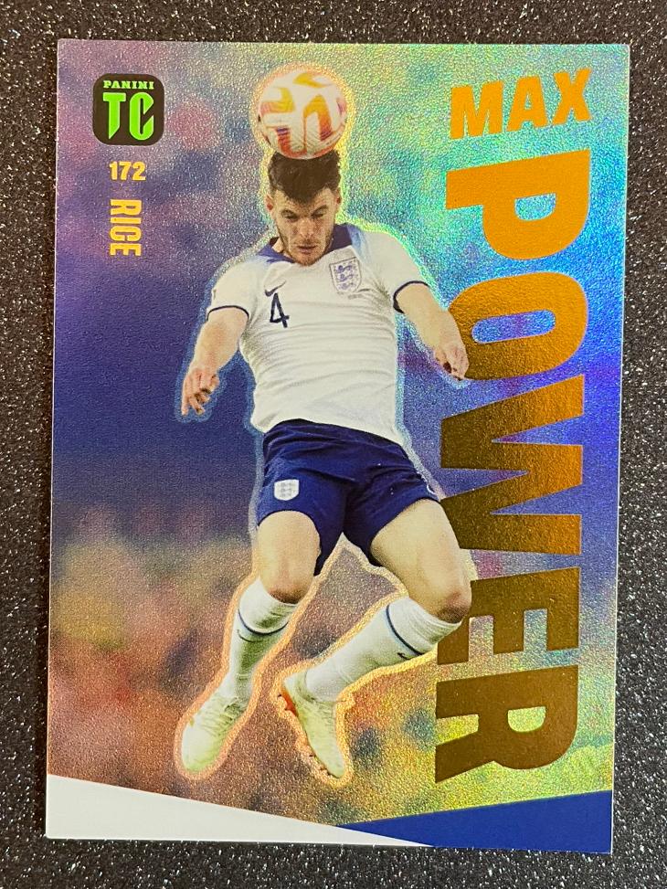 Panini Top Class 2024    MAX POWER    DECLAN RICE    UK, Verzenden, Zo goed als nieuw, Plaatje