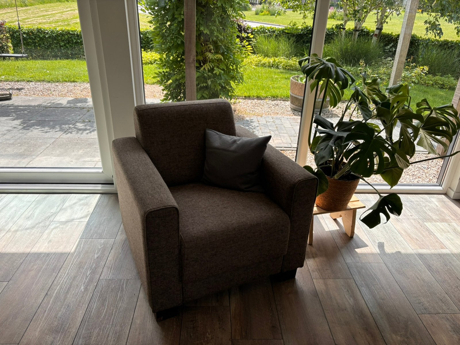 Fauteui. Mooie stoel, zit lekker!, Huis en Inrichting, Fauteuils, Zo goed als nieuw, 75 tot 100 cm, Ophalen