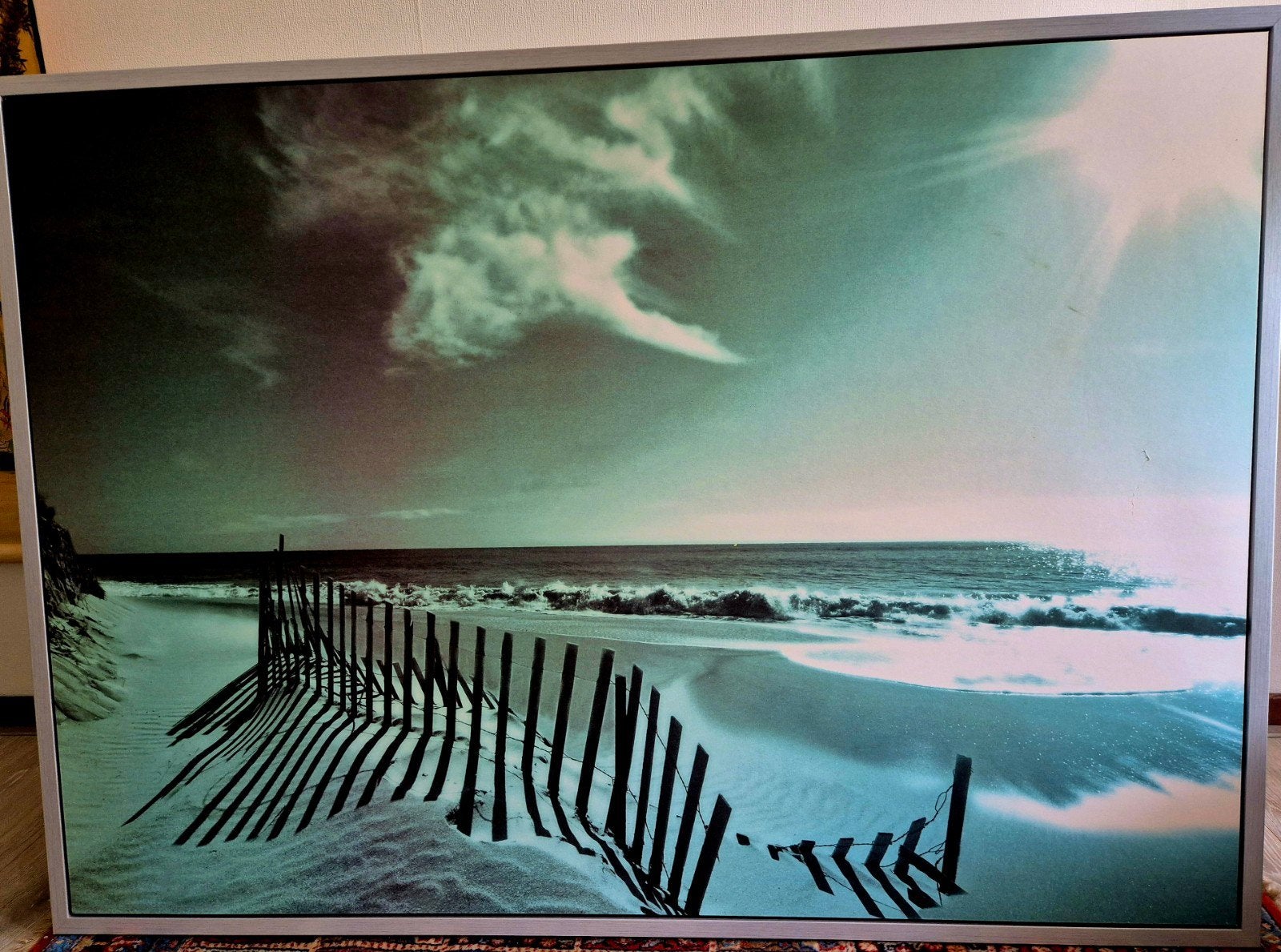 IKEA VILSHULT Strand Poster 100x140 cm, Ophalen, Gebruikt, 125 cm of meer, Foto of Poster