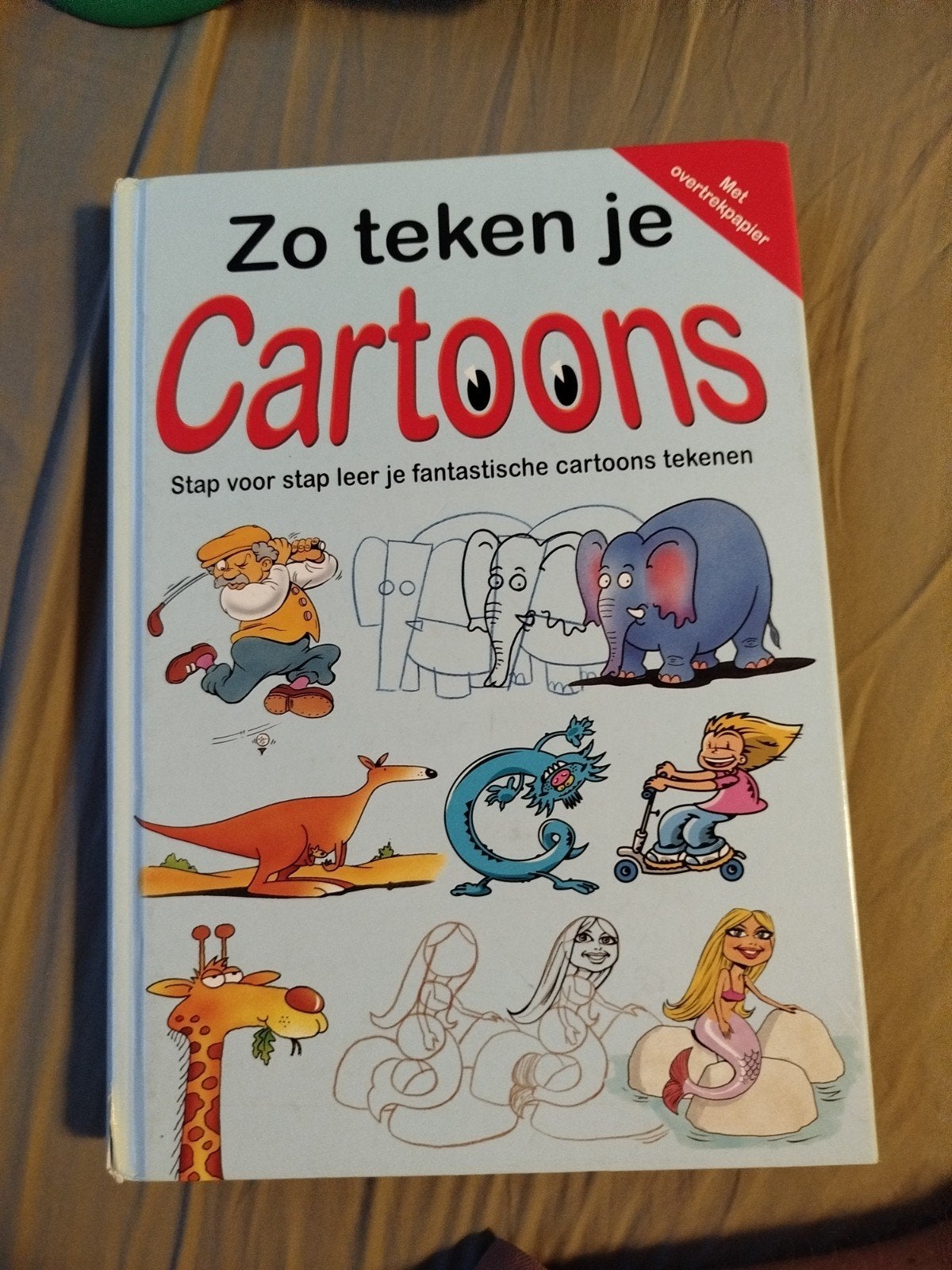 Zo teken je Cartoons - teken leerboek, Ophalen of Verzenden, Zo goed als nieuw, Knutselen