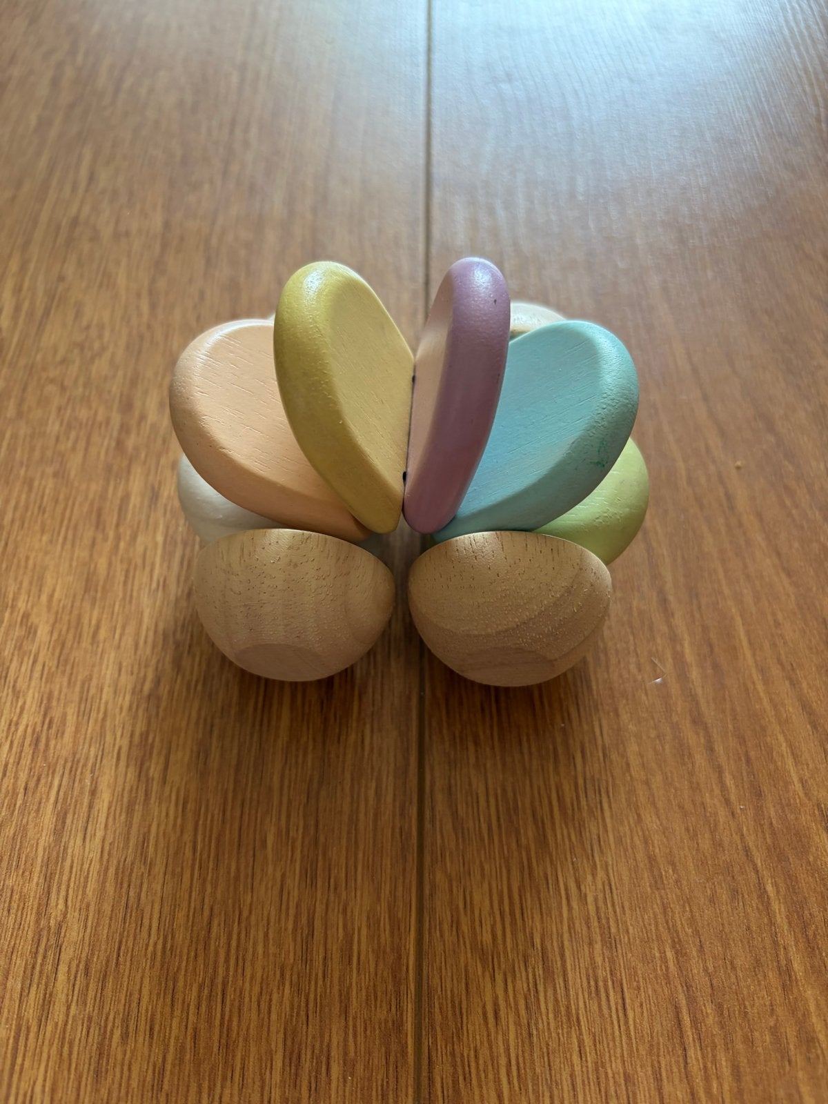 PlanToys Houten Auto - Pastel Kleurrijk en Duurzaam, Ophalen of Verzenden, Zo goed als nieuw, Overige typen