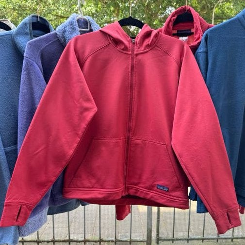 Patagonia Soft Shell Jacket, Ophalen of Verzenden, Gedragen, Maat 42/44 (L), Rood