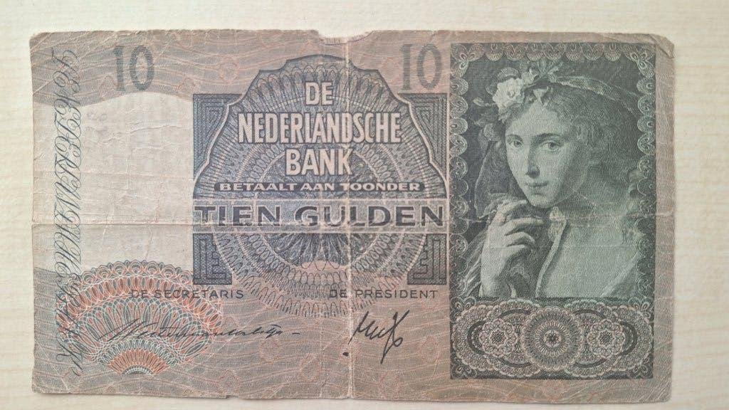 bankbiljet 10 gulden 1940, Ophalen of Verzenden, 10 gulden, Los biljet