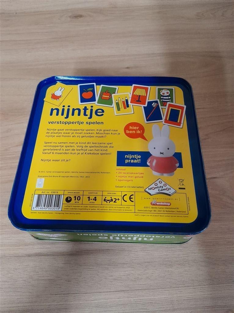 Nijntje verstoppertje spelen - s3601, Hobby en Vrije tijd, Gezelschapsspellen | Bordspellen, Verzenden, Zo goed als nieuw