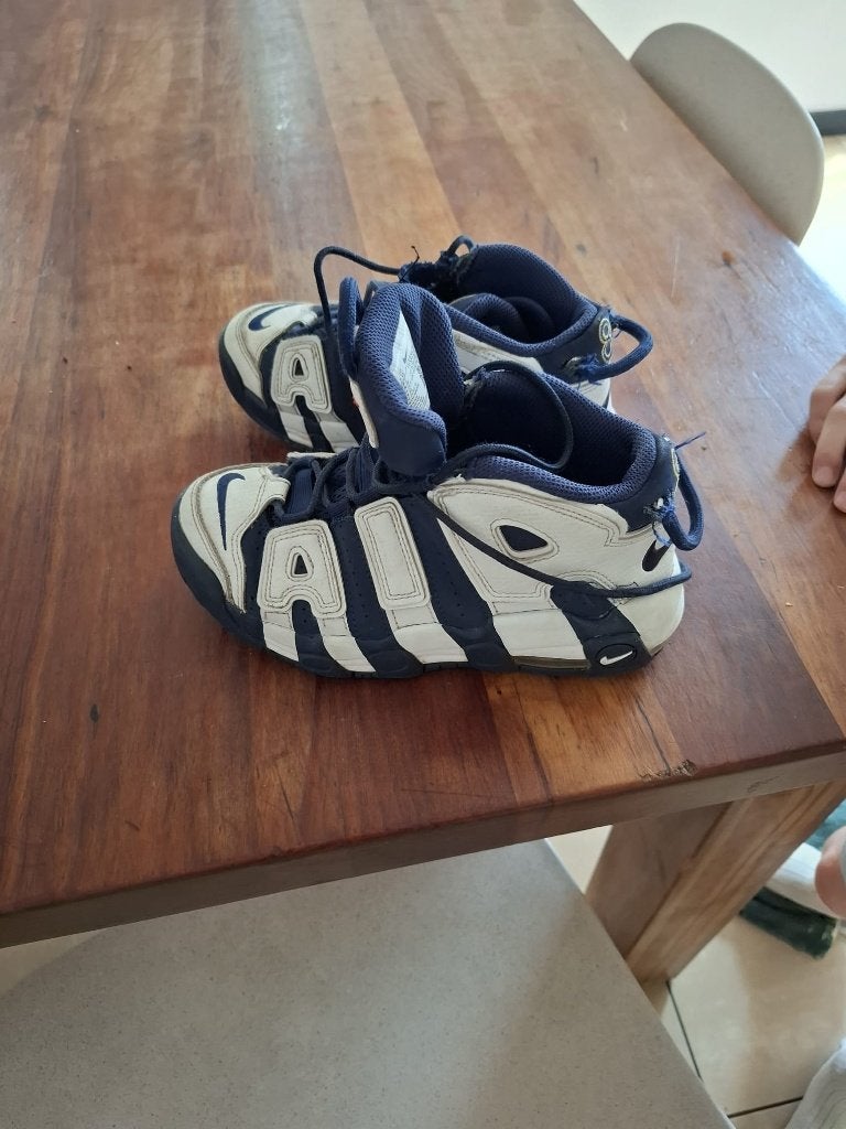 basketbal schoen nike air, Ophalen, Nike, Gedragen, Wit