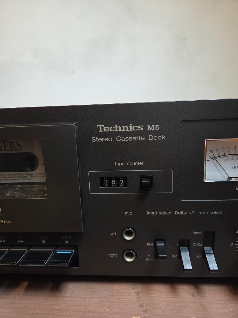 Technics M5 Vintage Cassettedeck, Audio, Tv en Foto, Cassettedecks, Ophalen of Verzenden, Enkel, Overige merken, Tape counter