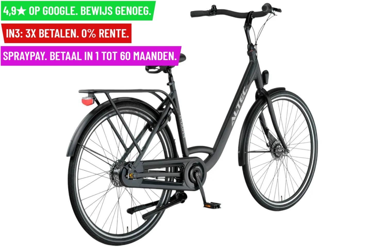 Altec Maxima Moederfiets N-7 Carbon Black 55cm, Overige merken, 9713 Bv Groningen, Nieuw, 56 cm of meer