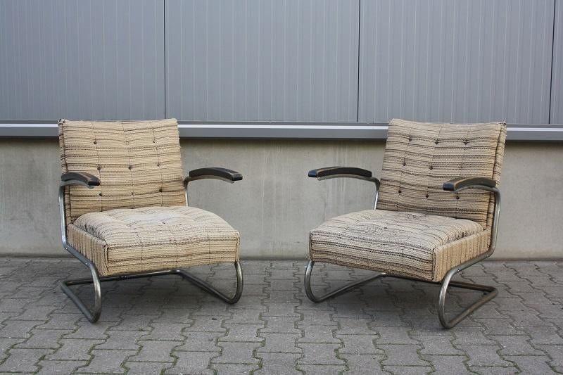 K411 fauteuils, Walter Knoll | ZELDZAAM | Museale items., Huis en Inrichting, Fauteuils, Ophalen, Gebruikt, Onbekend, Thonet