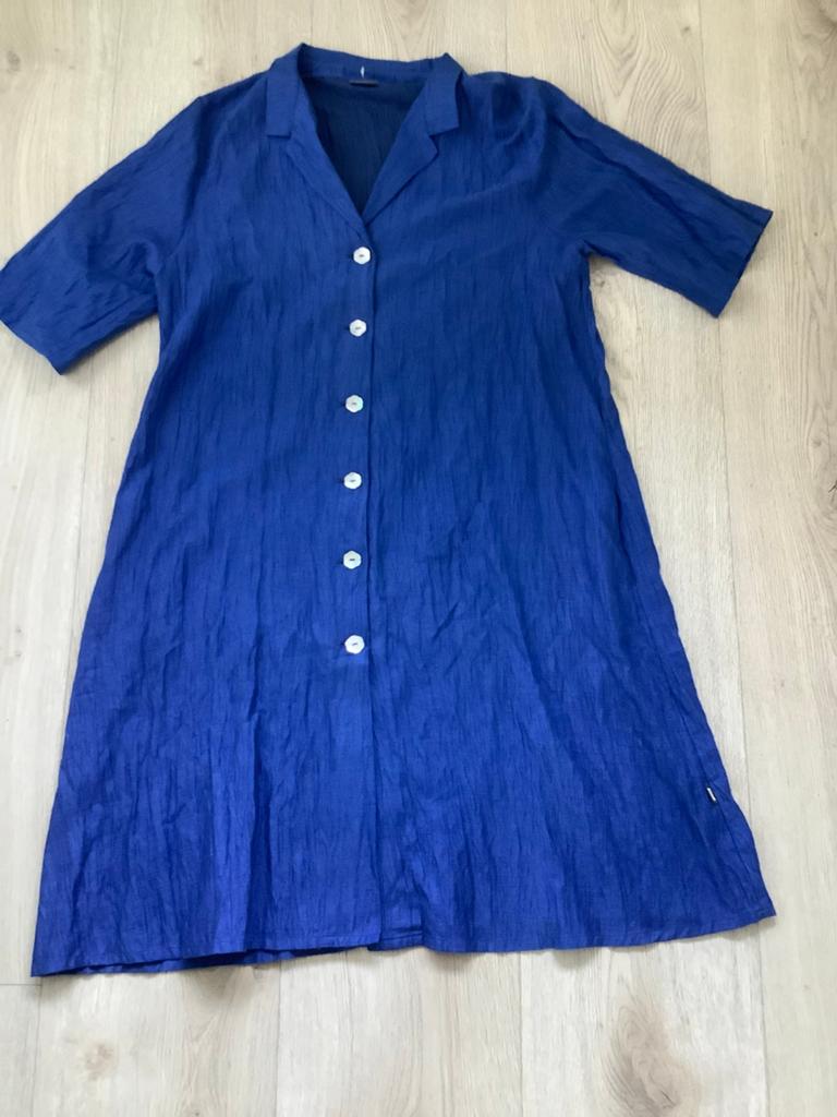 Klok jurk maat L, Kleding | Dames, Blauw, Maat 42/44 (L), Nieuw, Ophalen of Verzenden