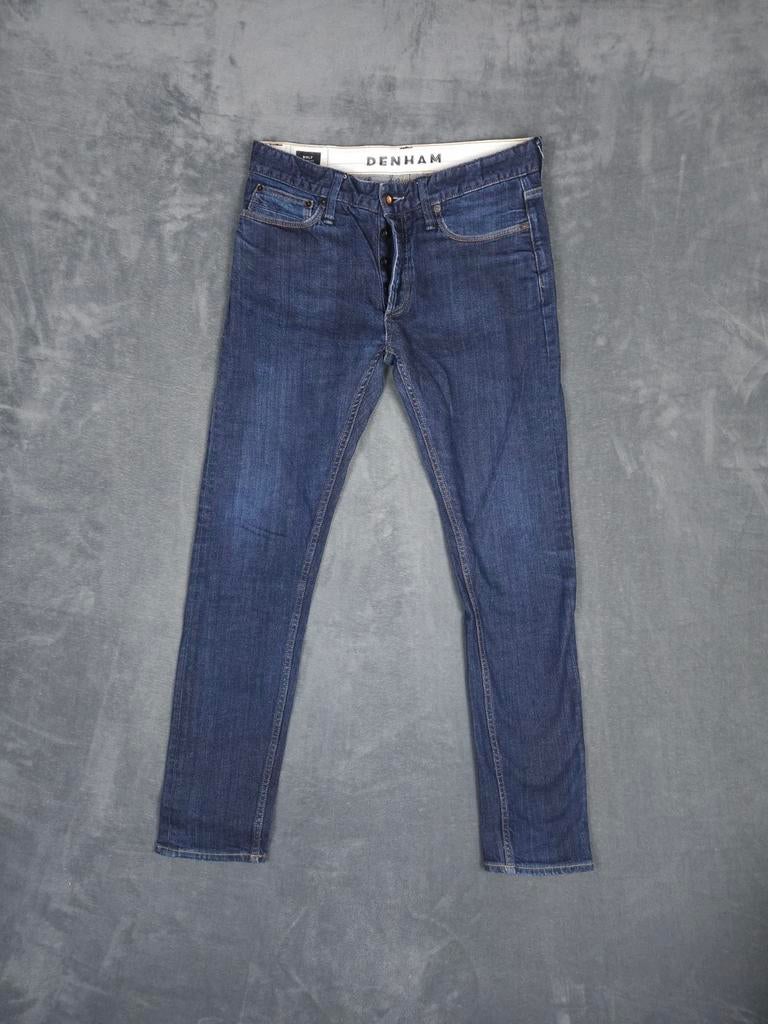 Denham Broek Bolt W33 L32 Skinny Fit Donkerblauw Jeans., ., Zo goed als nieuw, ., W33 - W34 (confectie 48/50)