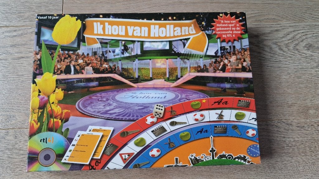 Bordspel Ik Hou Van Holland, Een of twee spelers, Ophalen of Verzenden, Gebruikt, RTL 4