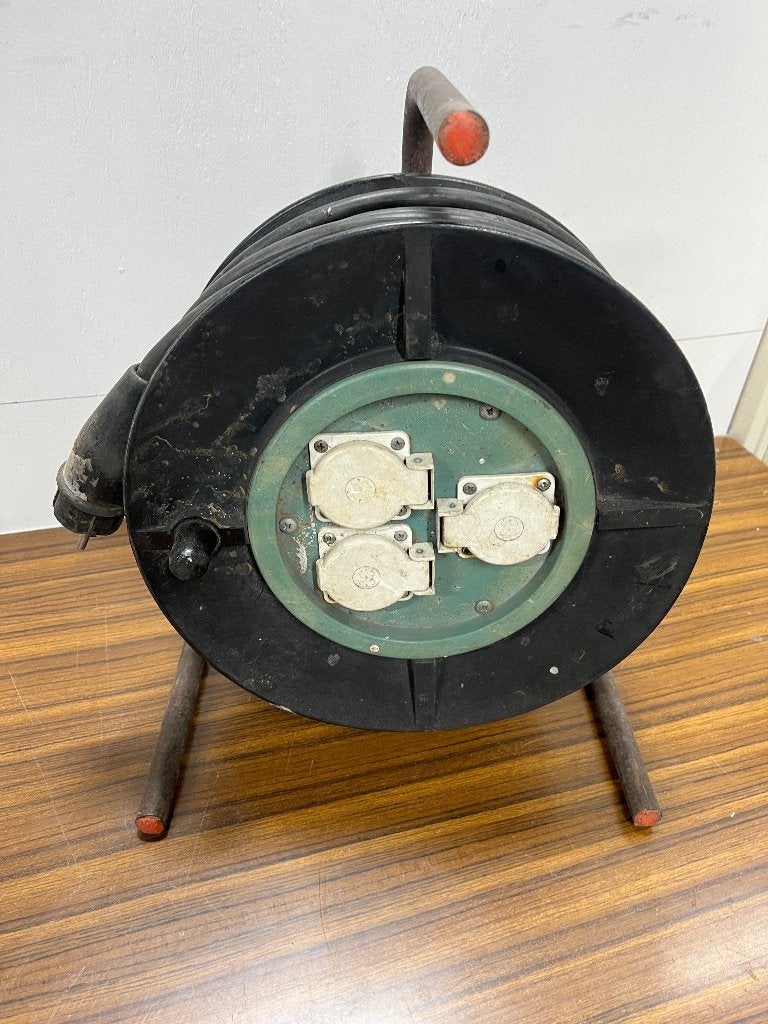 Verlengkabel , kabel haspel 3x1.5 .  39 meter, Ophalen of Verzenden, Gebruikt, Kabelhaspel