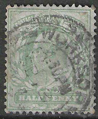 Groot-Brittannie 1902-1910 - Yvert 106 - Edward VII (ST), Verzenden, Gestempeld