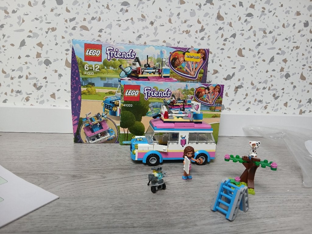 Lego Friends, 41333 Olivia's Missievoertuig, Lego, Friends, Ophalen of Verzenden, Zo goed als nieuw