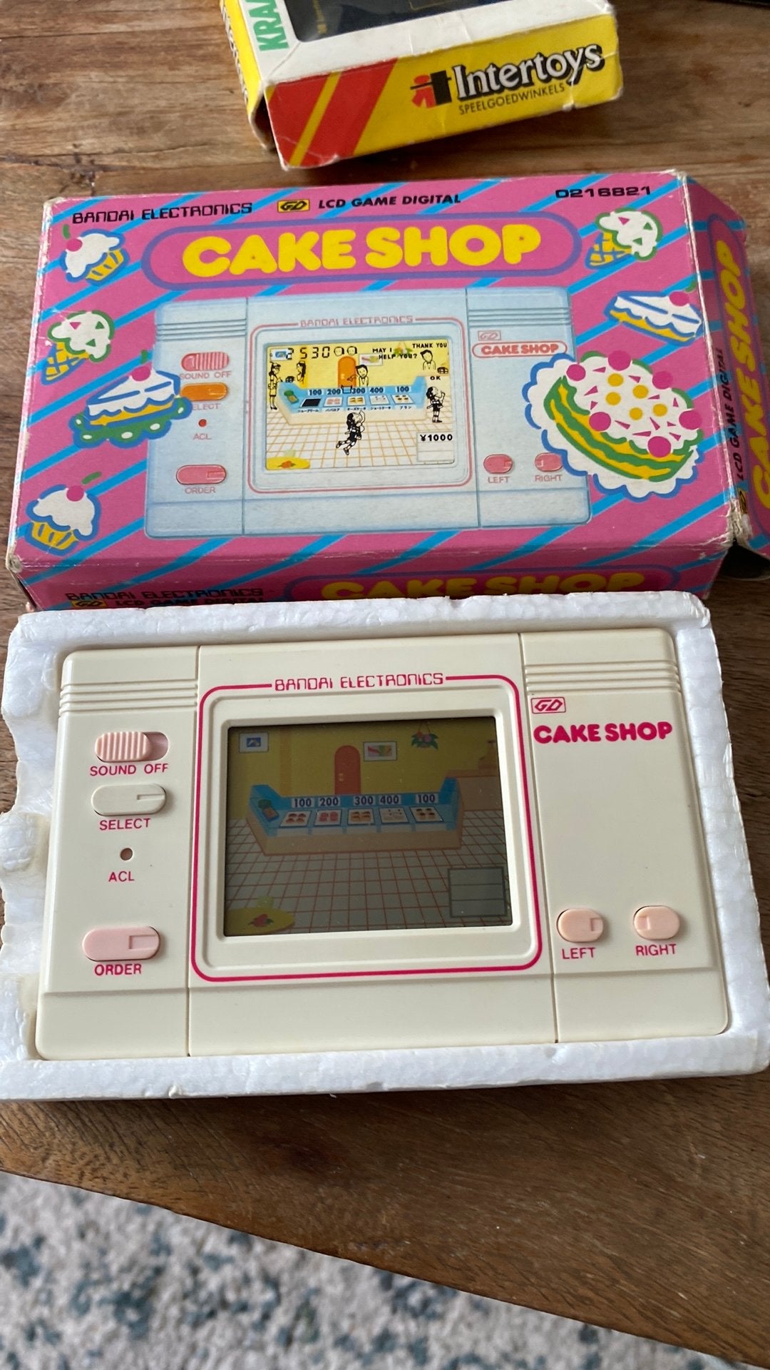 Bandai Electronics  Cake Shop LCD -handheldspel jaren '80., Ophalen of Verzenden, Gebruikt