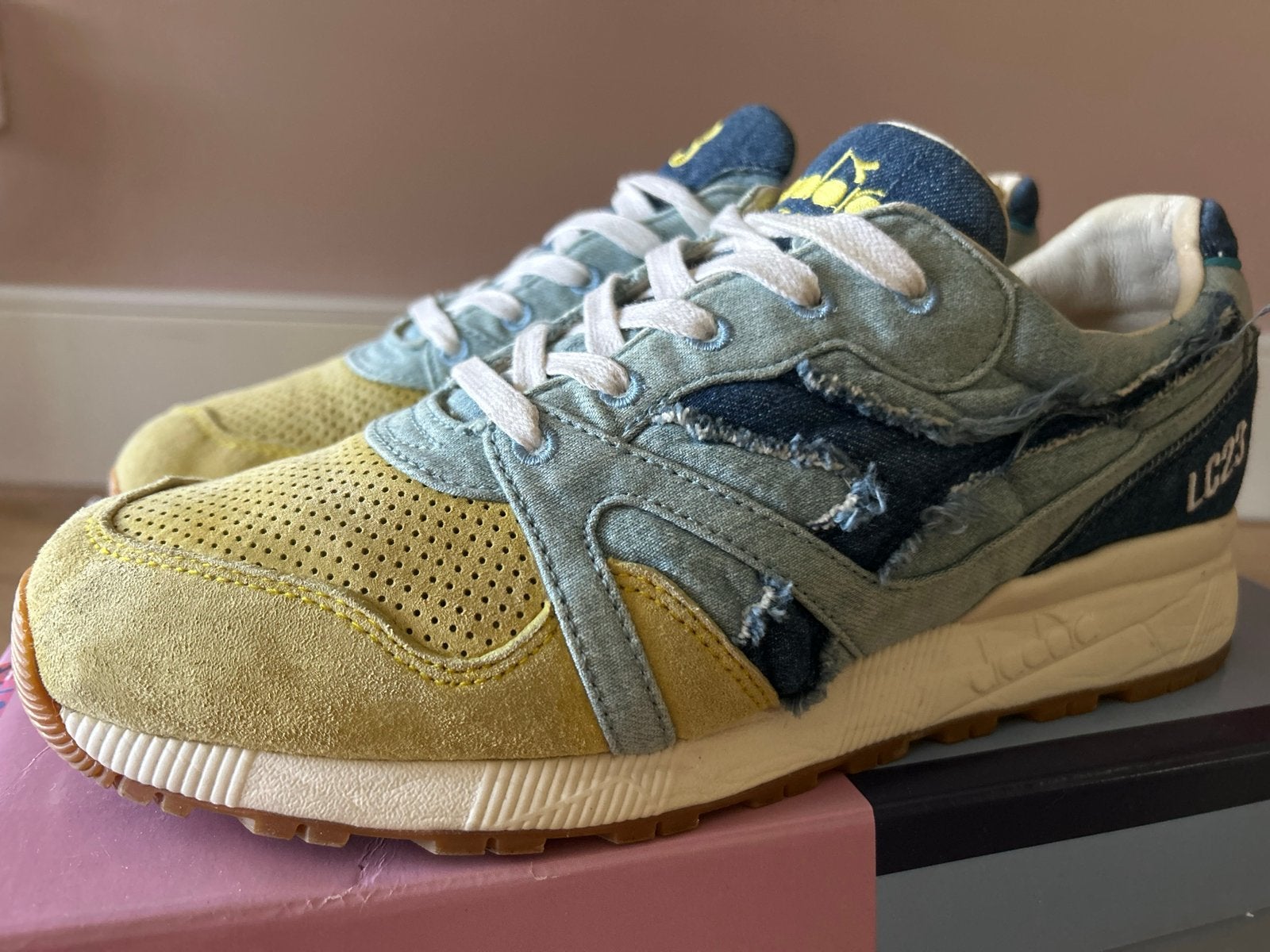 Diadora x LC23 N9000 Sneakers - Zo goed als nieuw, Ophalen of Verzenden, Zo goed als nieuw, Overige kleuren, Sneakers of Gympen