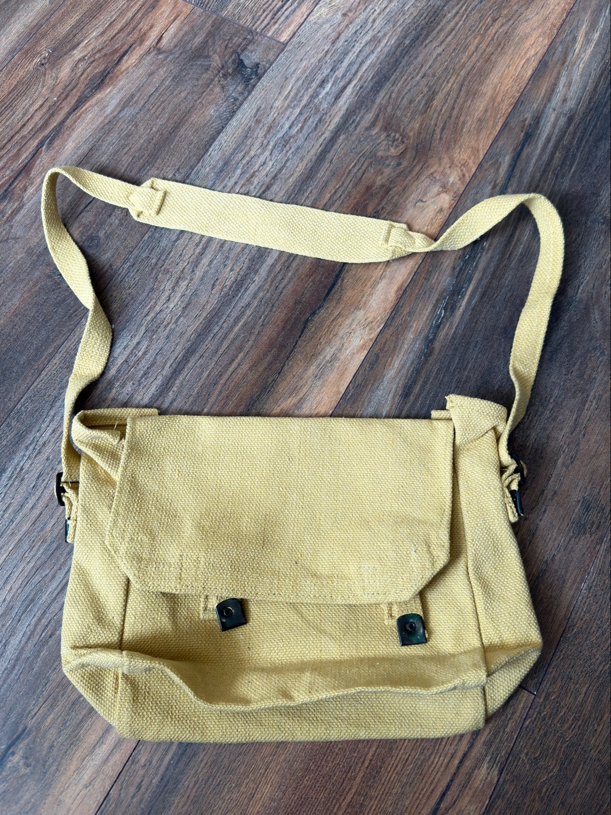 Gele schoudertas / messenger bag, Ophalen of Verzenden, Nieuw, Geel, Overige merken