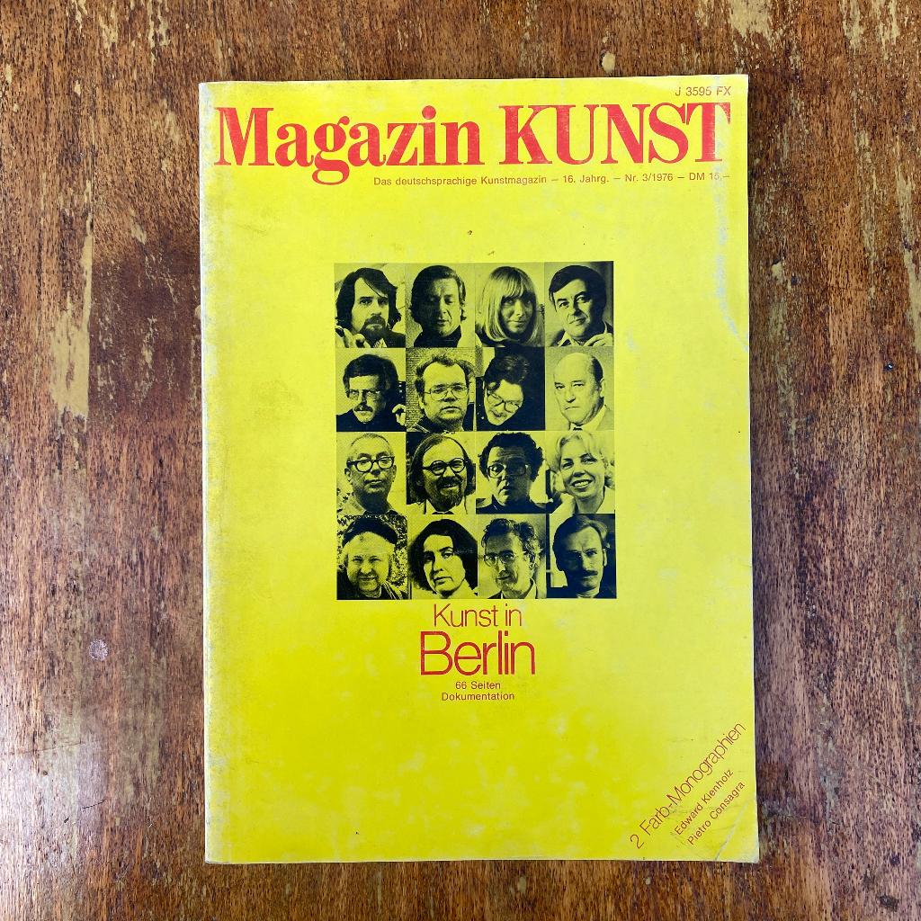 Magazin KUNST 1976 - met originele Immendorff grafiek, Boeken, Ophalen of Verzenden, Zo goed als nieuw, Redactie Magazin KUNST