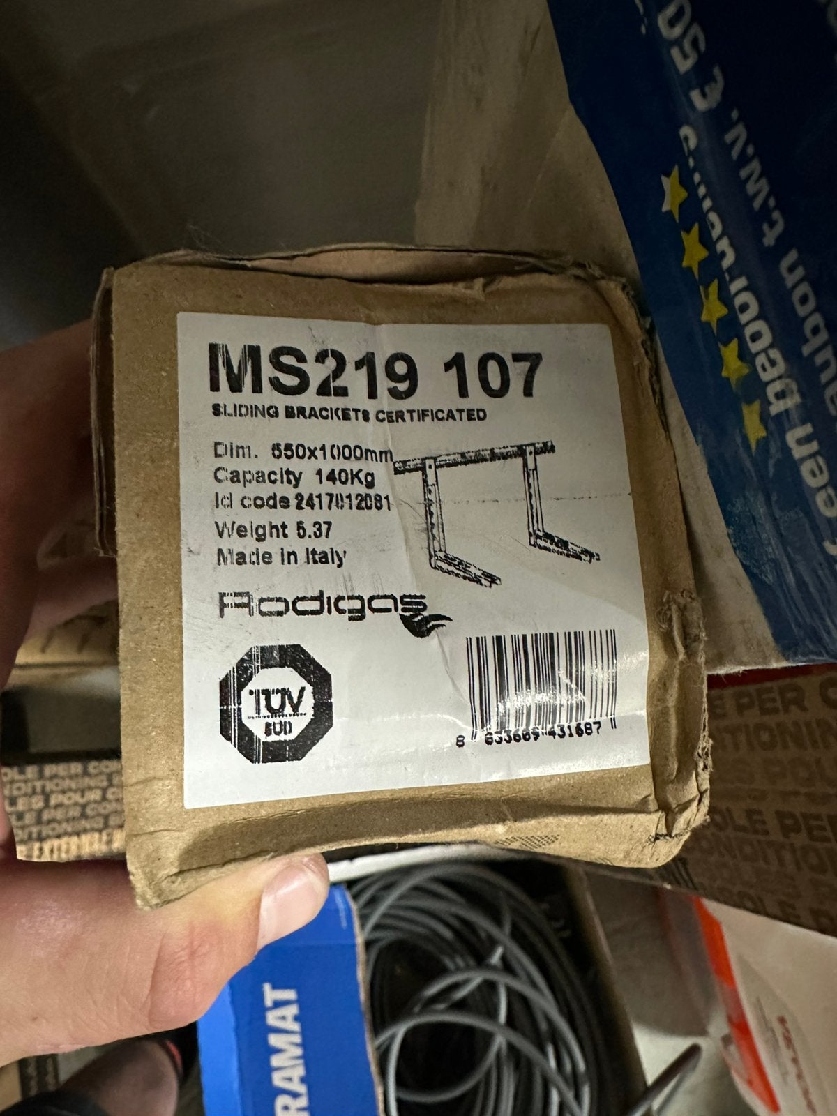 Rodigas ms219 muurbeugel airco, Ophalen, Nieuw