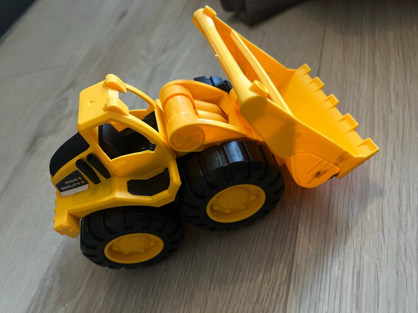 Gele speelgoed graafmachine voor kinderen, Kinderen en Baby's, Ophalen of Verzenden, Gebruikt