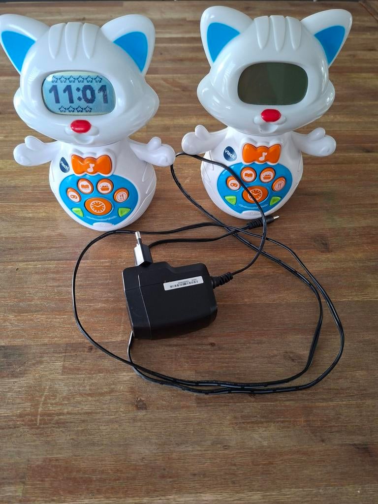 VTech Slaapwekker Kat (2 stuks) - Ideaal voor kinderen, Ophalen of Verzenden, Zo goed als nieuw, 0 tot 6 maanden