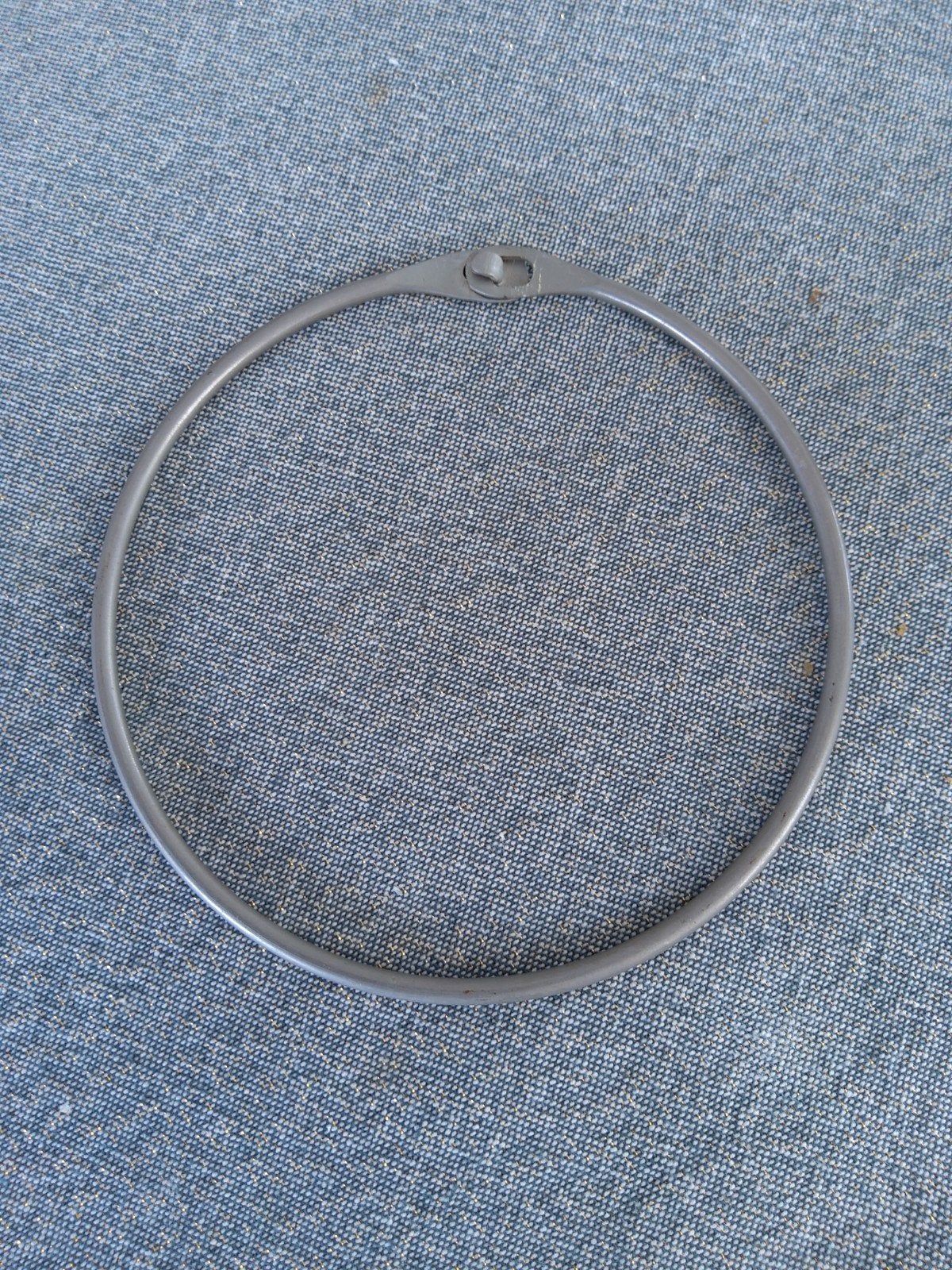 Metalen ringhanger voor diverse attributen, Sieraden, Tassen en Uiterlijk, Ringen, Gebruikt, 20 of groter, IJzer of Staal, Ophalen of Verzenden