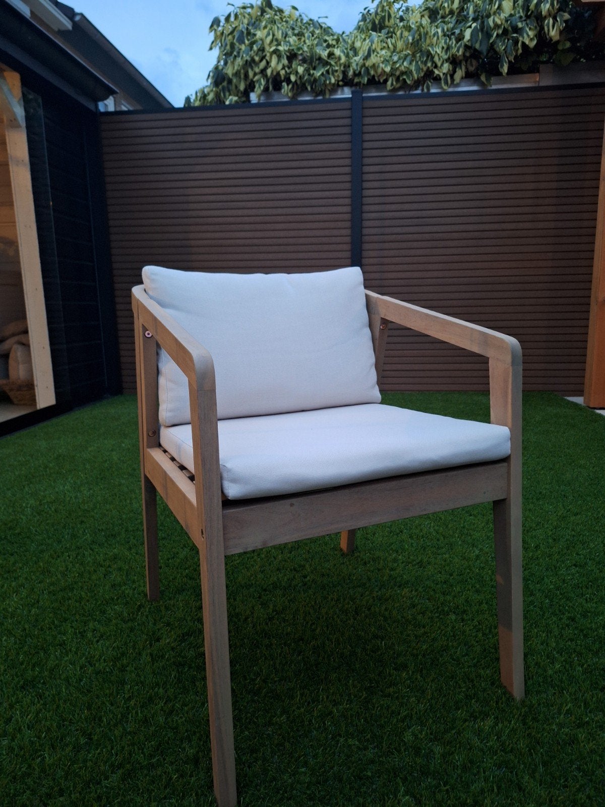 6 Tuinstoelen/Stoelen, Ophalen, Zo goed als nieuw, Hout
