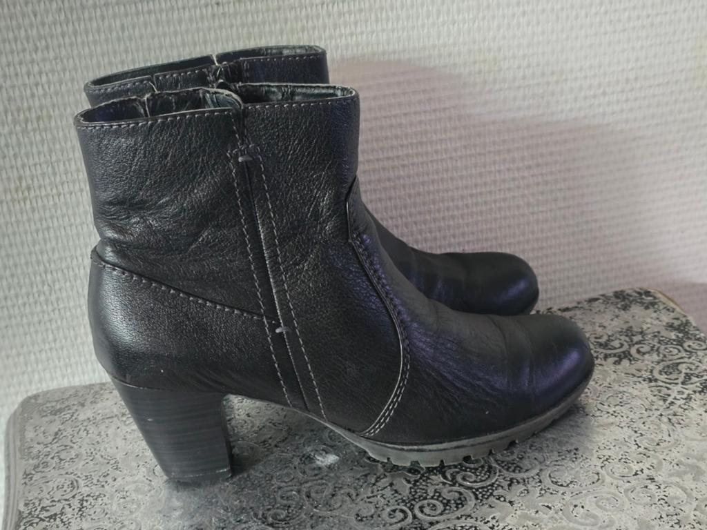 Feyn dames enkellaarsjes maat 6G, Feyn, Zwart, Lage of Enkellaarzen, Ophalen of Verzenden