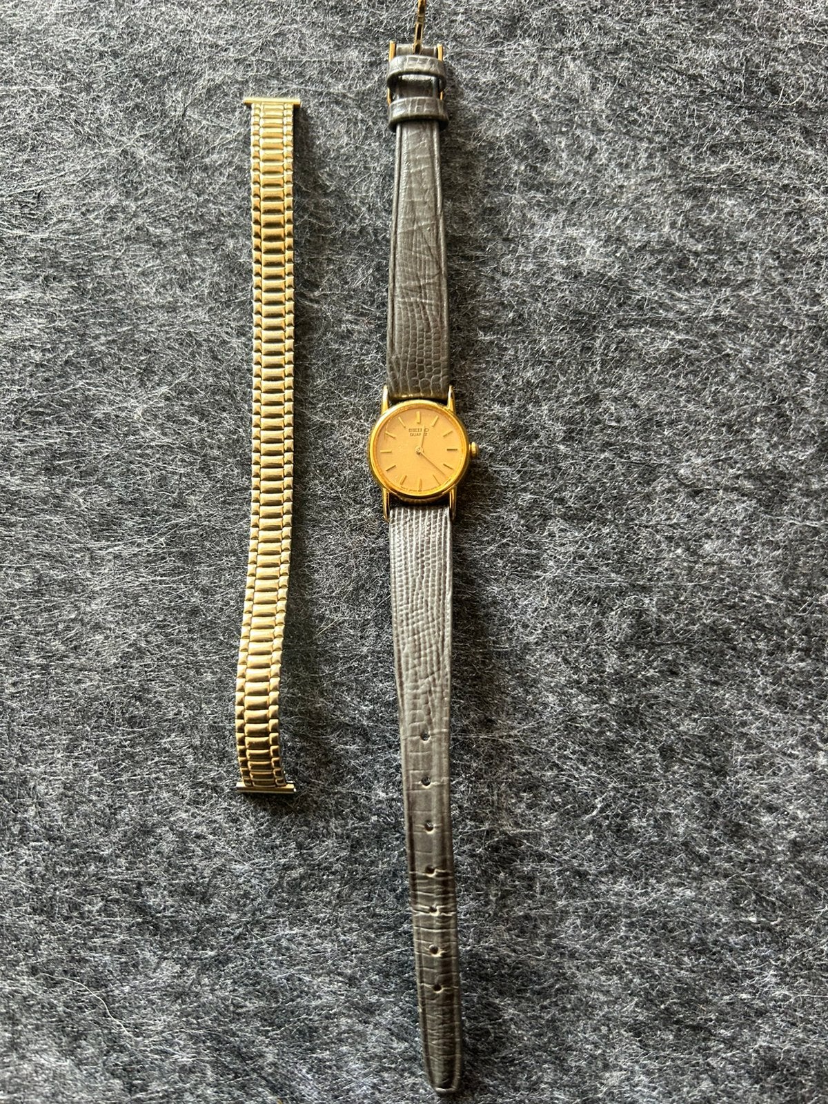 Opknapper, Seiko goudkleurig dameshorloge, Sieraden, Tassen en Uiterlijk, Horloges | Dames, Ophalen of Verzenden, Gebruikt, Staal