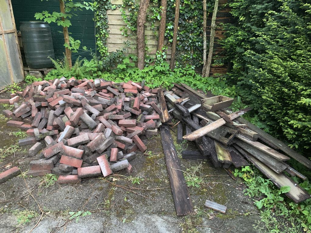 Klinkers, Tuin en Terras, Ophalen, Gebruikt, Klinkers, 5 tot 10 m²