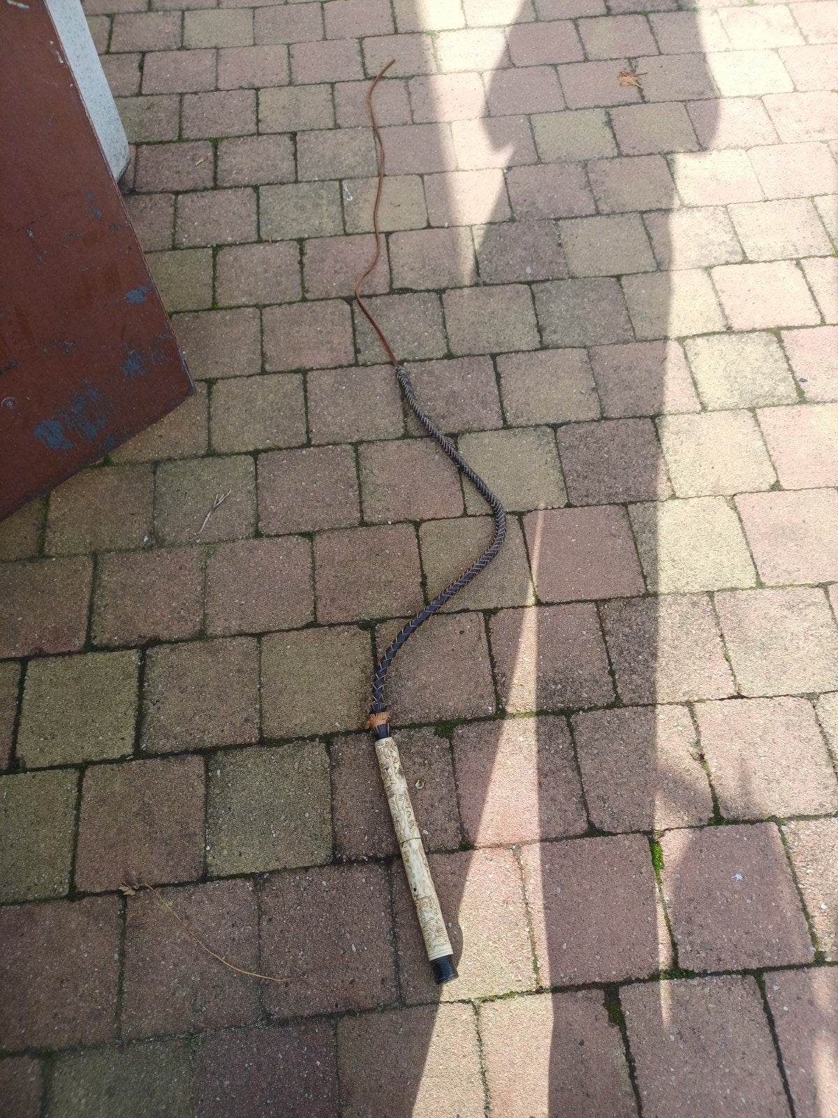antieke  zweep iets unieks zie foto's, Ophalen